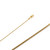 18K Yellow Gold 0.8mm Round Snake Chain 18 Inches