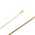 18K Yellow Gold 0.8mm Round Snake Chain 30 Inches