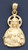 14k Gold  27.73 mm High by 14.08 mm Wide Jesus Charm