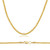 14K Yellow Gold 4.0 mm Spiga (wheat) Chains 16 Inches