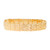 14k Gold 12mm Nugget Bracelet 8 In