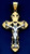 14k Yellow Gold Two Color Crucifixion Pendant 53.93mm Tall. 14k Yellow Gold Two Color Crucifixion Pendant 53.93mm Tall.