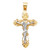 14k Yellow Gold Two Color Crucifixion Pendant 31.56mm Tall. 14k Yellow Gold Two Color Crucifixion Pendant 31.56mm Tall.