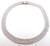 14k White Gold 12mm  Hand Woven Necklace 18 Inches