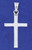 Sterling Silver 1 Inches Wide Cross pendant