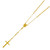 14K Yellow, White, or Tri-Color Gold 4.0mm Rosary Necklace 24 Inches