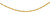 14k Gold 2mm Diamond Cut Bead And Bar Chain 20 Inches