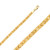 14k Gold 5.0mm Byzantine Chain 18 Inches