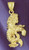 14k Yellow Gold Aquarius Charm (pendant)
