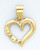 14k Gold 20.2mm Heart Pendant 14k Gold 20.2mm Heart Pendant