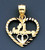 14k Gold #1 Mommy Charm