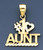 14k Gold #1 Aunt Charm