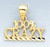 14k Gold 100 % Crazy Charm