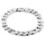 14k White Gold Handmade Figaro Bracelet 12mm Wide And 9 Inches