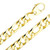 18k Yellow Gold Handmade Figaro Chain 12mm Wide And 20 Inches