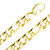 18k Yellow Gold Handmade Figaro Chain 12mm Wide And 26 Inches