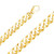 18k Yellow Gold Hand Made Curb Chain 13mm Wide And 22 Inches