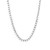 14k White Gold 5mm Box Chain 8 Inches