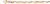 14k Rose Gold 4.8mm Fancy Hand Made Chain 30 Inches