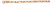 14k Rose Gold 5.0mm Modern Hand Made Bracelet 9 Inches