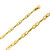 14K Yellow Gold 5.0mm Handmade Bullet Links Chain 22 Inches