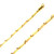 14k Yellow Gold Fancy Hand Made Chain 3.0mm 18 Inches