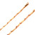 14k Rose Gold Fancy Hand Made Chain 3.0mm 26 Inches
