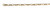 14k Yellow Gold Fancy Hand Made Bracelet 3.2mm 9 Inches