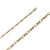 14k Yellow Gold Fancy Hand Made Bracelet 3.2mm 9 Inches