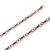 14k Rose Gold Fancy Hand Made Bracelet 3.9mm 8 Inches