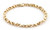 14k Yellow Gold Fancy Hand Made Chain 4.2mm 22 Inches