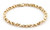 14k Yellow Gold Fancy Hand Made Chain 4.2mm 24 Inches