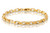 14k Gold Fancy Hand Made Bracelet 5.9mm 8 Inches