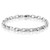 14k White Gold Fancy Hand Made Bracelet 5.9mm 7 Inches