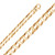 14K Yellow Gold Fancy Hand Made Chain 10.0mm 30 Inches
