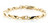 14k Gold Fancy Hand Made Bracelet 4.3mm 8 Inches