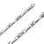 18k White Gold Fancy Hand Made Chain 6.1mm 22 Inches