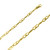 18k Gold 4.1mm Fancy Hand Made Chain 7 Inches