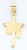 14k Yellow Gold 33.43mm Cross Pendant