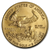 14k Gold 1/10 oz American Eagle Coin Diamond Cut Screw Top Bezel