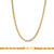 14k Gold 3.5mm Italian Diamond Cut Rope Chain 22 Inches