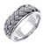 14k White Gold 8mm  Handmade Wedding Band (236)