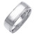 18k White Gold Square Shaped Classic 8mm wide Wedding Band