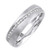 14k White Gold 6mm 0.48ct. Diamond Wedding Band