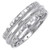 14k White Gold Classical 7mm 0.4ct. Diamond Wedding Band