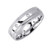 14k White Gold 6mm 0.16ct. Diamond Wedding Band (2638)