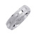 14k White Gold 6mm 0.16ct. Diamond Wedding Band (2640)