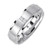 14k White Gold 7mm 0.24ct. Diamond Wedding Band --15418