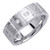 14k White Gold 7mm 0.21ct. Diamond Wedding Band