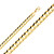 18K Yellow Gold 10mm Flat Curb Bracelet 9 Inches